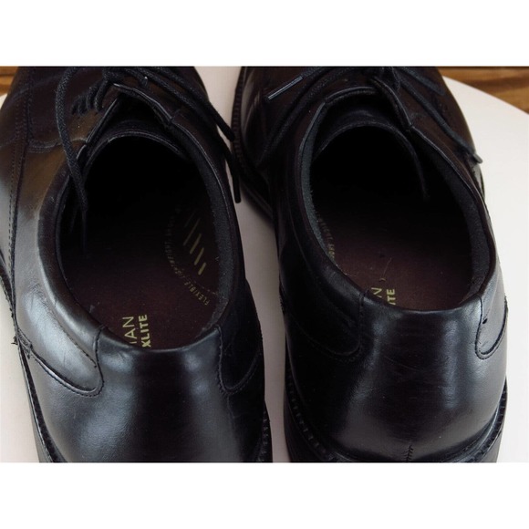 Bostonian Sz 10.5‎ Derby Oxfords Black Leather Men Lace Up Medium (D, M) - Picture 8 of 11